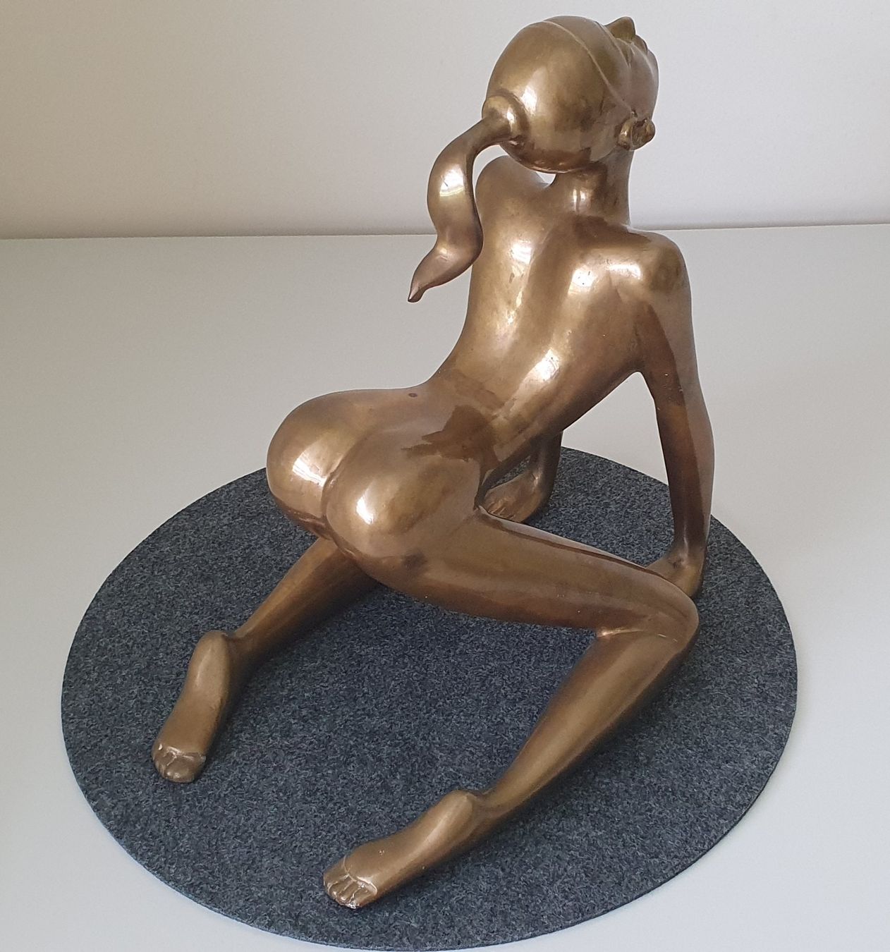 Statuette: Bronce /Messing Erotik Figur – Usato da Greppen venduto da hploetscher 6