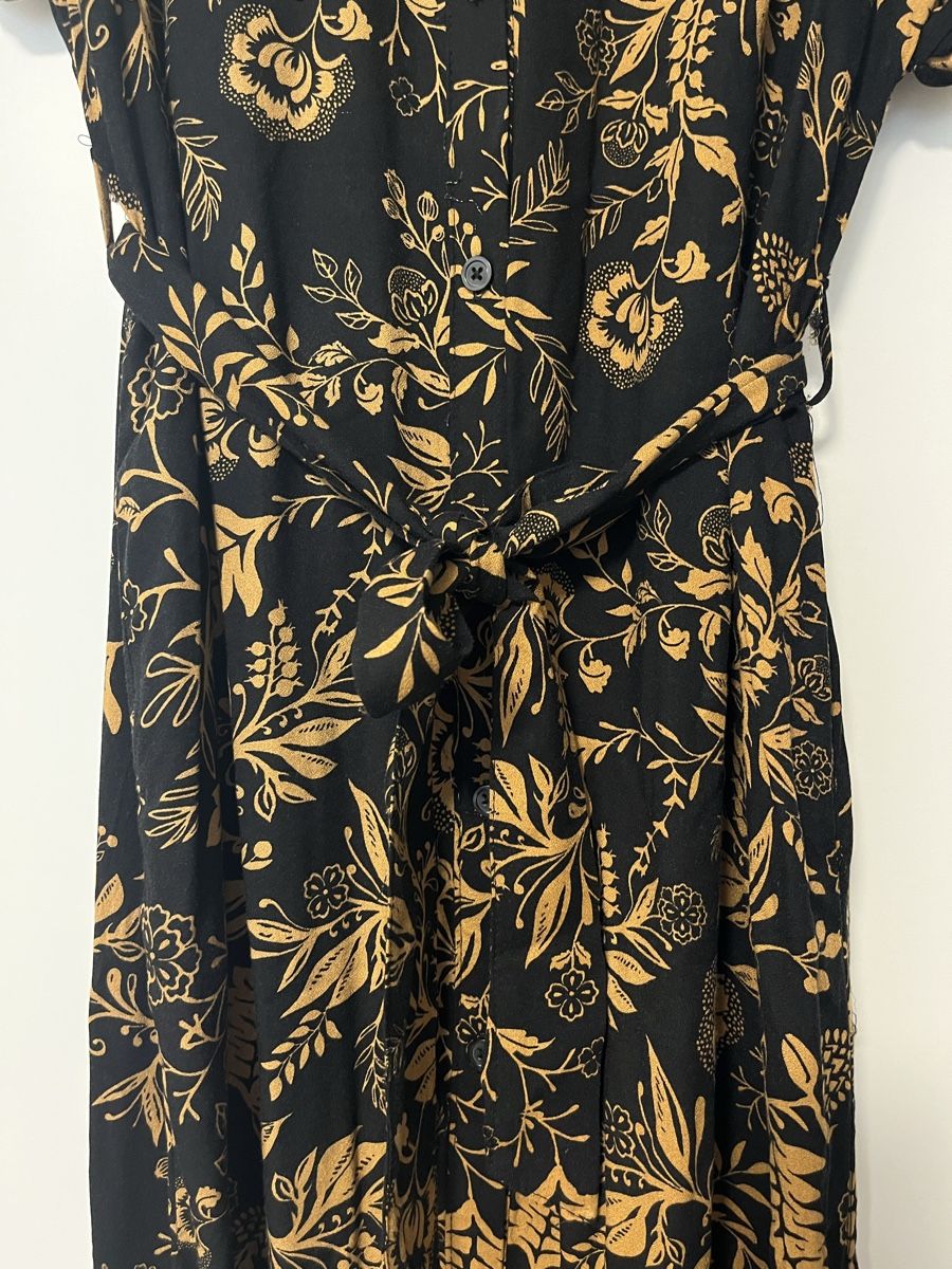 Vestiti: Blusenkleid schwarz-braun 36 neu – Nuovo (secondo la descrizione) da Birrwil venduto da vanyboo 2