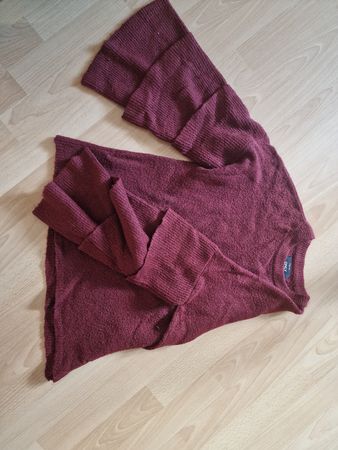 Damen Pullover ONLY Grösse S weinrot meliert guter Zustand