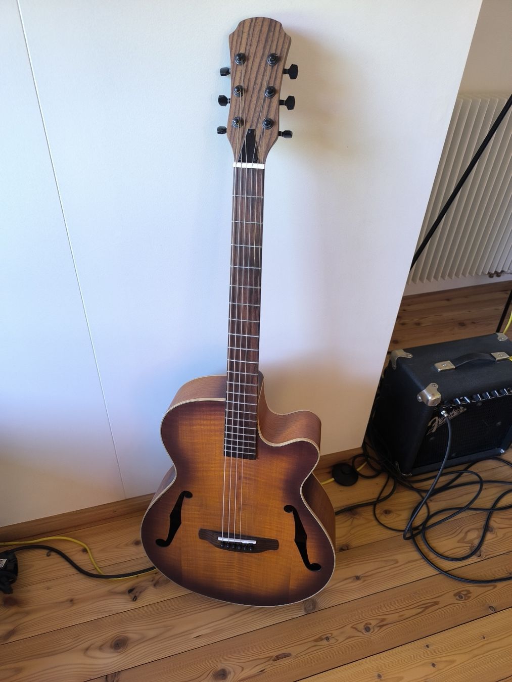 Thomann Strumenti musicali: DREI GITARREN MIT DIVERSEM ZUBEHÖR  – Usato da Paspels venduto da shifter