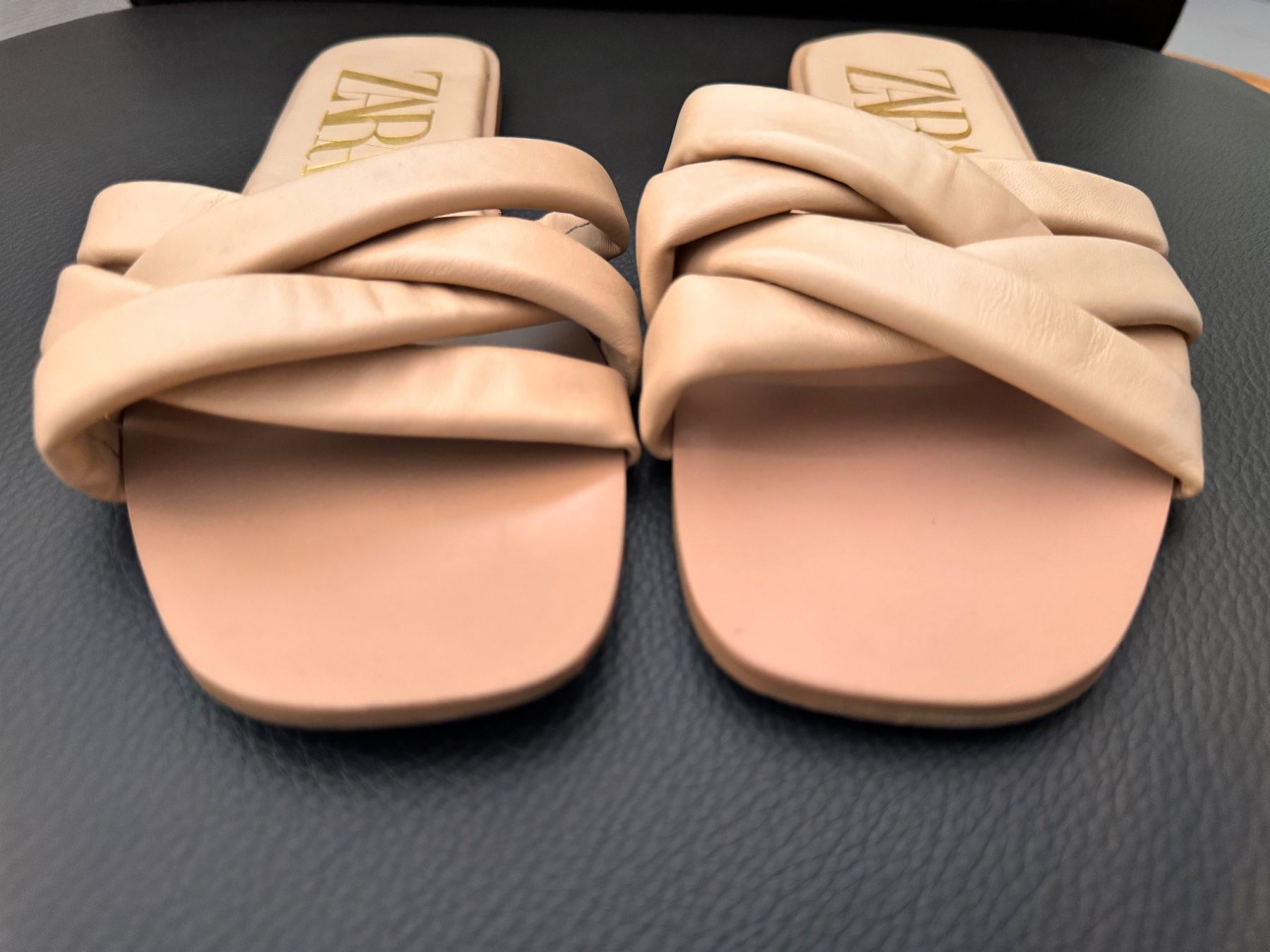 Zara Damenschuhe: ZARA beige Sandalen Schläppchen 40 top ab 1.- CHF SALE – Neu (gemäss Beschreibung) aus Zürich von pj_pry_to 5