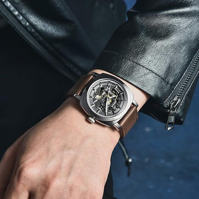 Uhren: Herren Lederarmband Automatikuhr – Neu und originalverpackt aus Châtelaine von topshop.switzerland 8