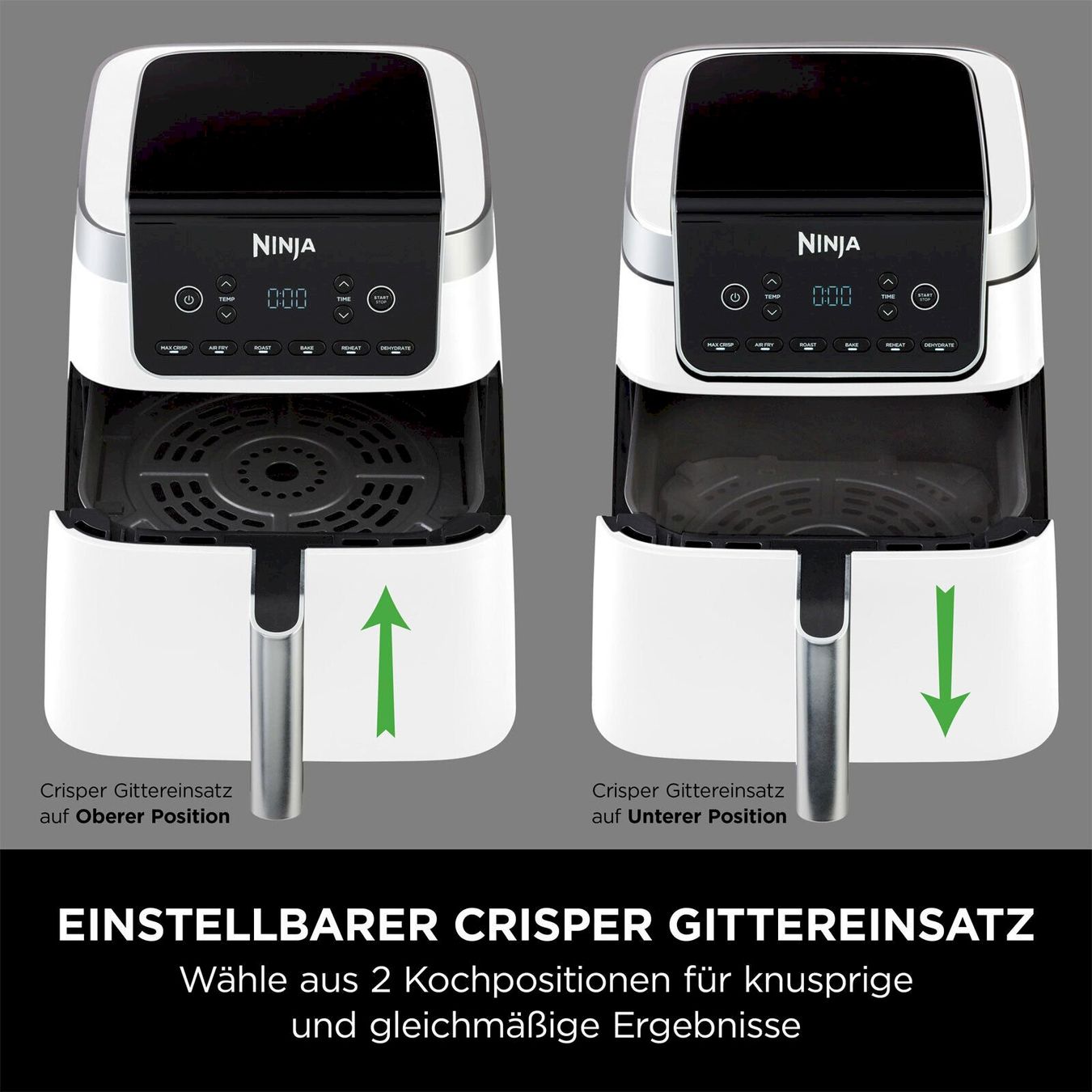 Küchengeräte: Ninja AF180EUWH Heißluftfritteuse Weiß – Neu und originalverpackt aus Bottighofen von zaap 2
