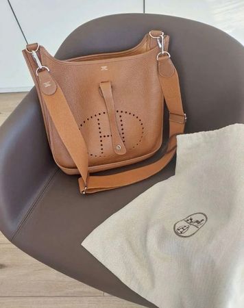 Hermès Evelyne III 33 Taurillon Clemence, braun