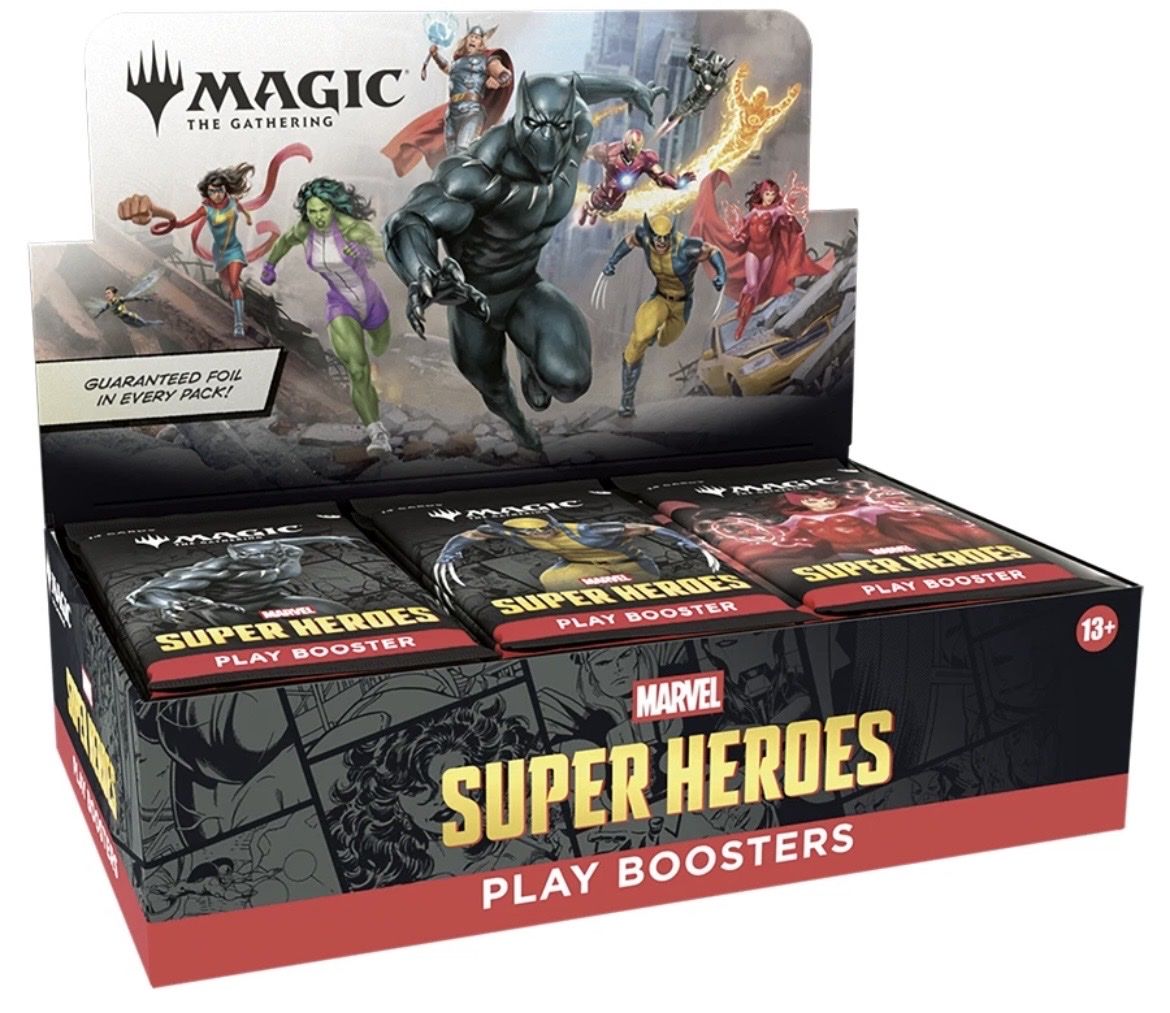 Magic The Gathering Carte collezionabili: Magic the Gathering: Marvel Super Heroes - Play Booster – Nuovo e nell'imballaggio originale da Zürich venduto da Watch_Enthusiast98