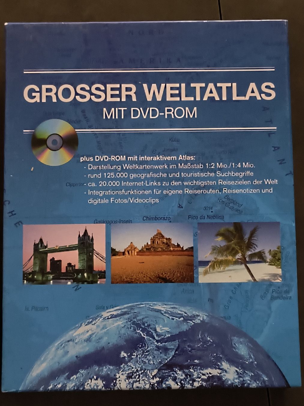 Bücher: Grosser Weltatlas mit DVD-ROM, interaktiv – Gebraucht aus Schöfflisdorf von kin_2dp9