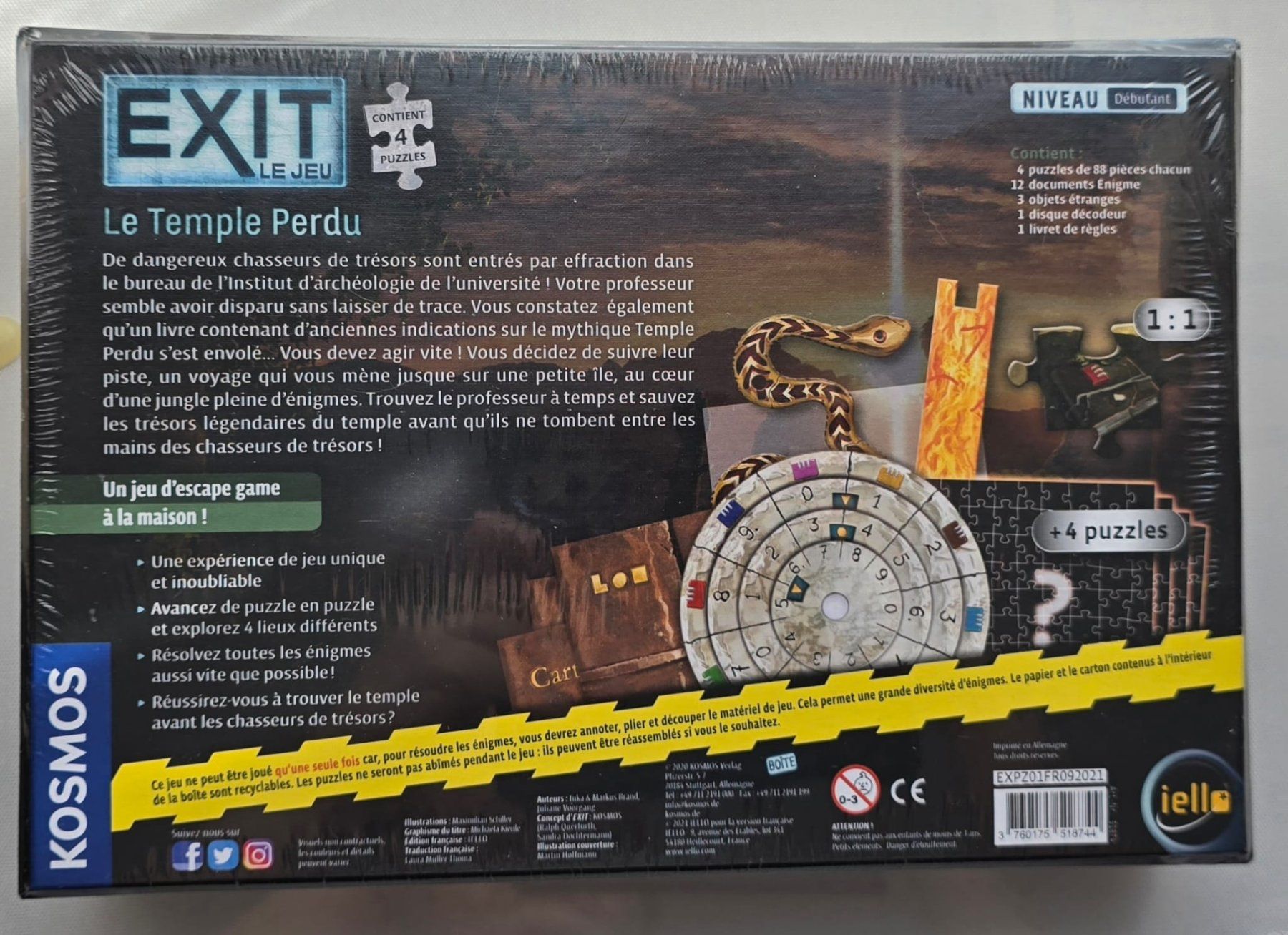 Giochi: Escape Game - Le temple Perdu - Neuf – Nuovo e nell'imballaggio originale da Céligny venduto da Cheyenne1991 1