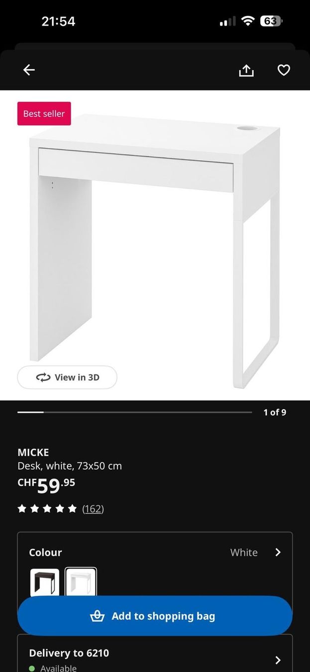 Ikea Schreibtische: Ikea Tisch – Gebraucht aus Triengen von adr_rdr2 1
