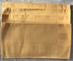 4 STOFF SERVIETTEN NEU 37.5X37.5CM 60% LEINEN 40% BAUMWOLLE