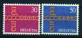 1971, Nr.496–497, Europa ** (1)