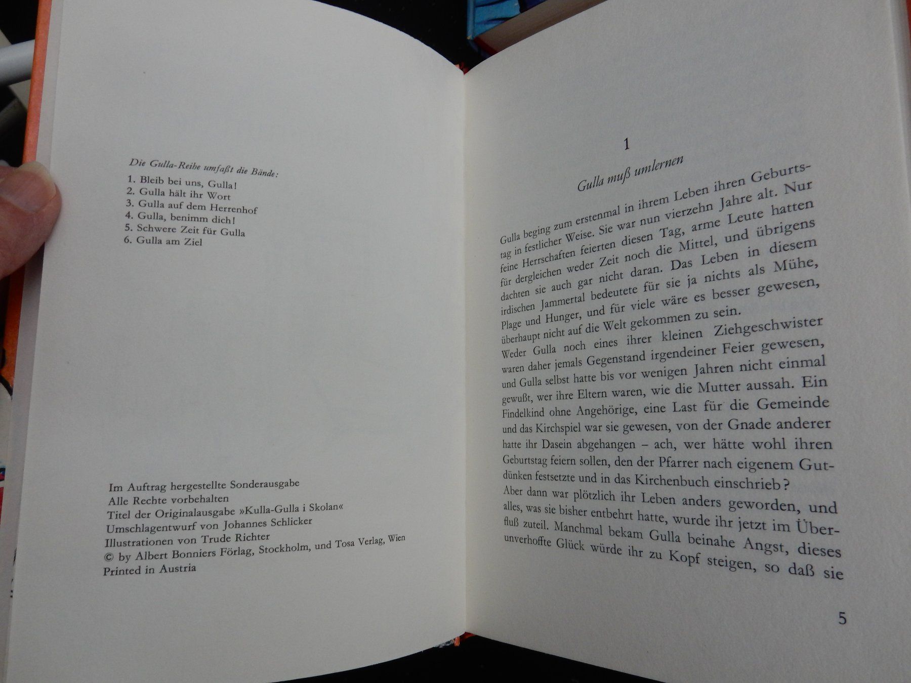 Libri: Gulla 6 Stück Sandwall-Bergström Jugendbuch komplett – Usato da Jona venduto da JOberg_25 5