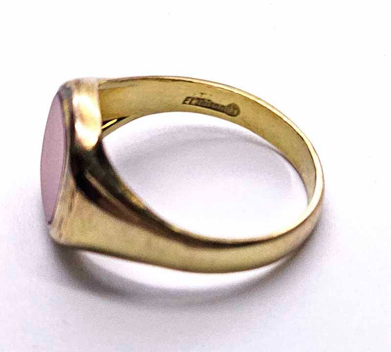 Bagues: Fingerring, Siegelring mit Edelstein – D'occasion à Zug par urzeit 3