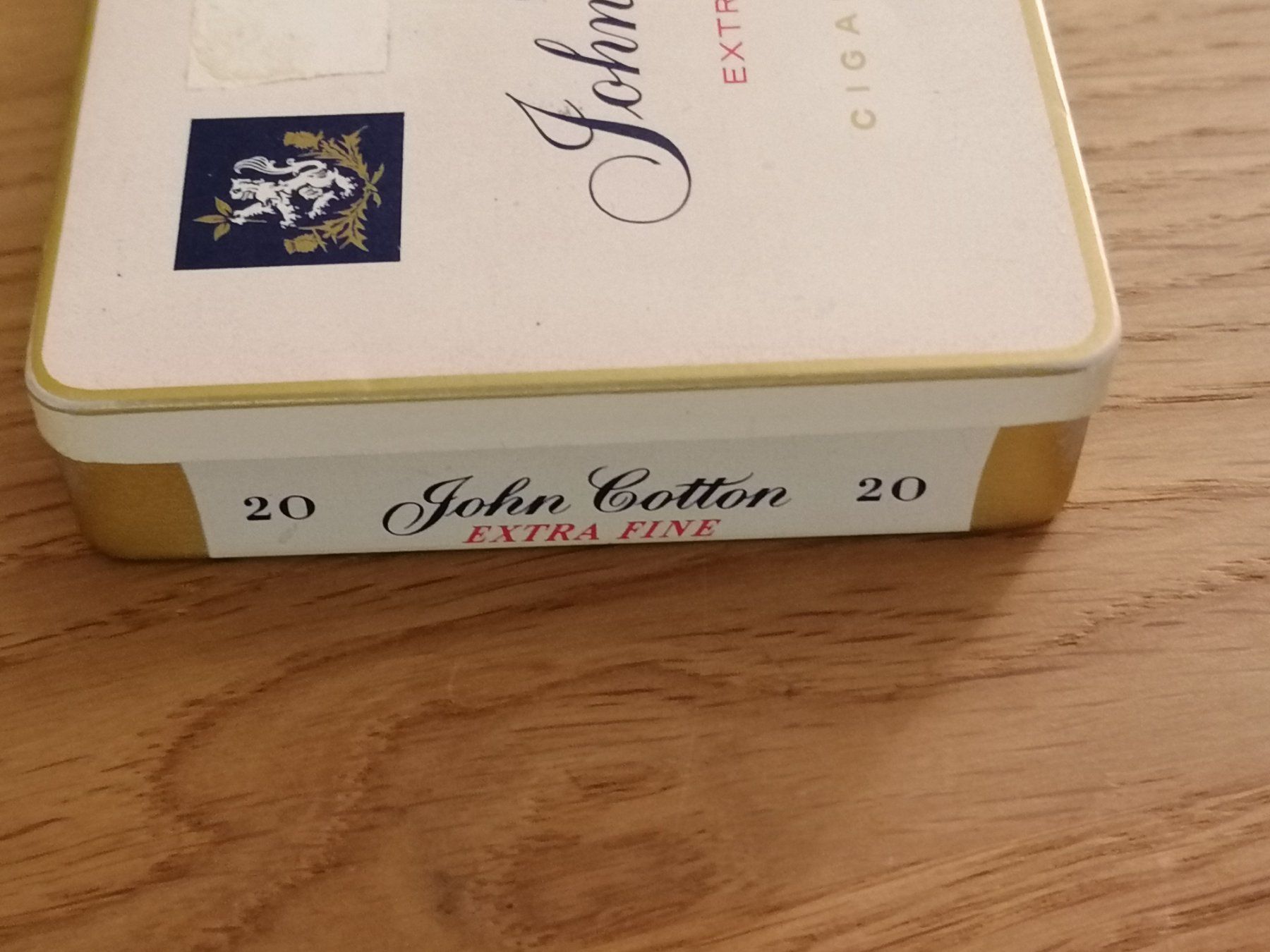 Autres tabacs: John Cotton Antik Zigaretten Blechdose – D'occasion à Basel par vintagecollector 2