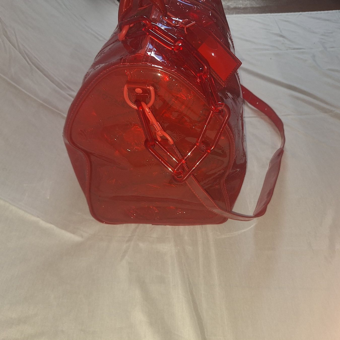 Louis Vuitton Borse: ENTRUPY! Louis Vuitton Keepall 50 Prism Red Virgil Abloh – Usato da Kilchberg ZH venduto da mrmame 4