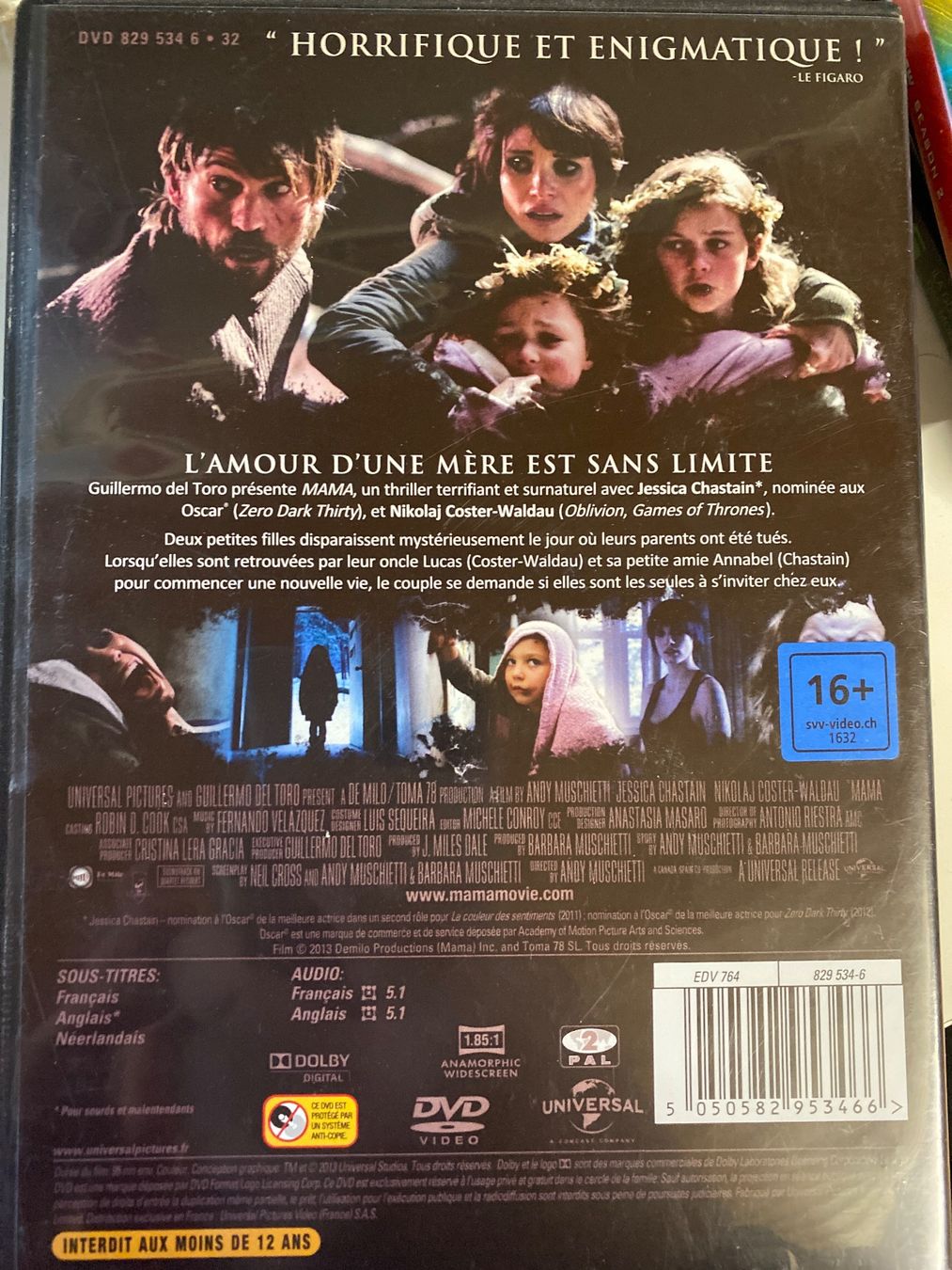 Alle DVDs: DVD - Mama - Jessica Chastain - Del Toro – Gebraucht aus Le Brassus von cinema13 1