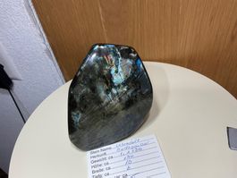 Labradorit Stein poliert Madagascar ca 1.130