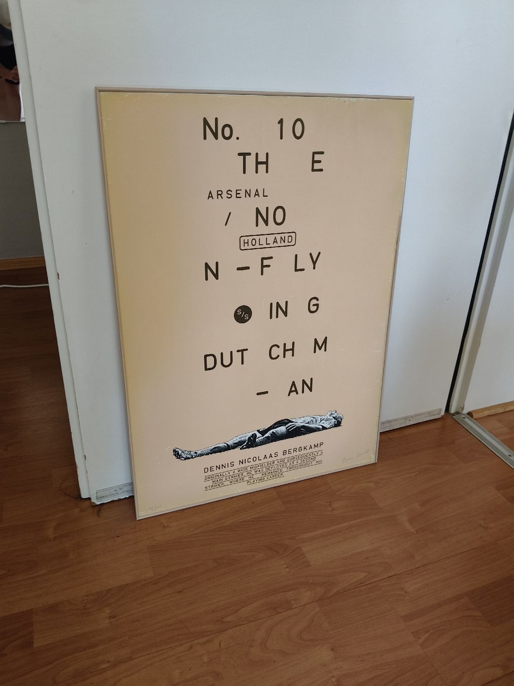 Poster & Bilder: Fussball Poster - Dennis Bergkamp – Gebraucht aus Zürich von FlorinGasser