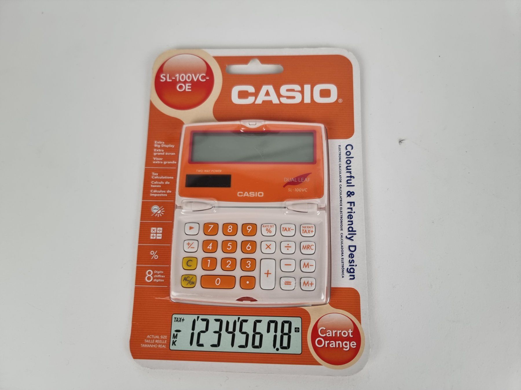 Casio Calculatrices: Casio Taschenrechner in Orange – D'occasion à Urtenen-Schönbühl par Restwert_Schoenbuehl