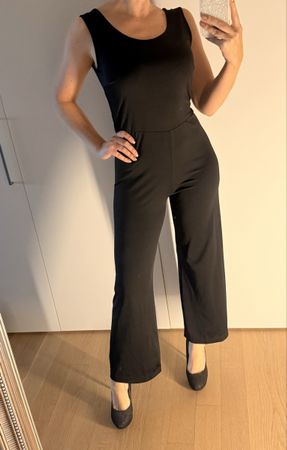 Schwarzer Jumpsuit von "Easy Move", Gr. M 40 Top Zustand!