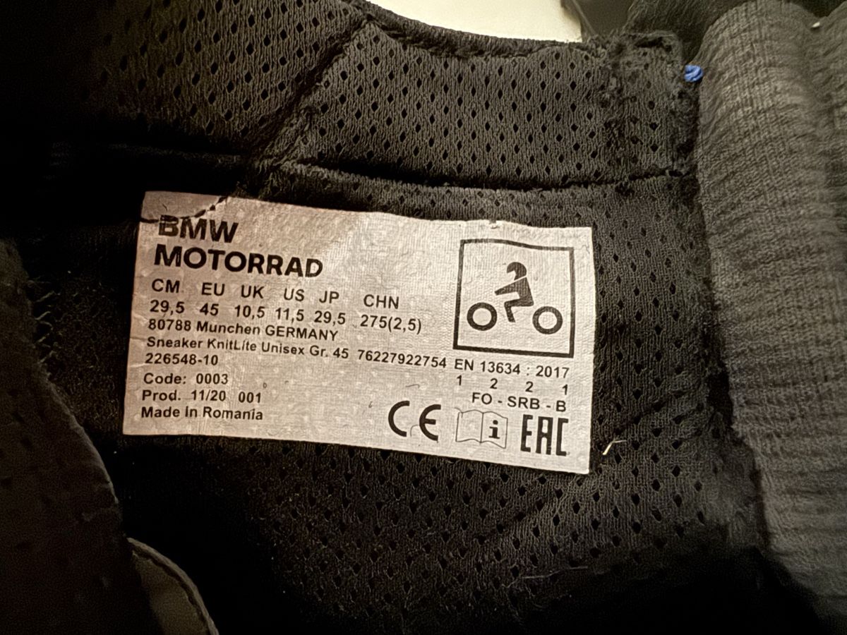 Chaussures hommes: BMW Motorrad Sneaker KnitLite Gr. 45 – D'occasion à Bäretswil par nat_st75 2