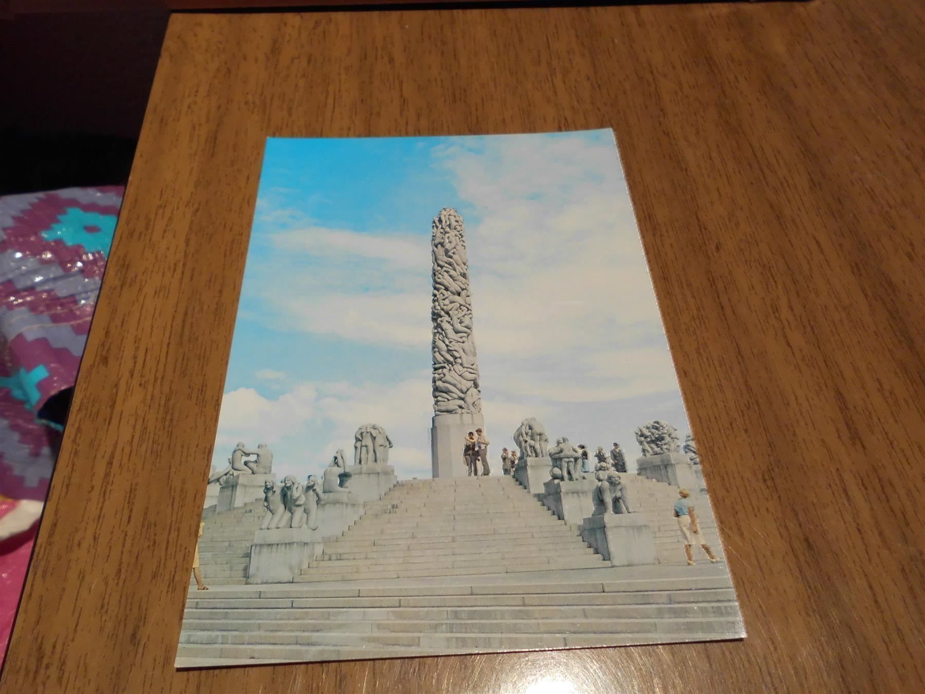 Ansichtskarten: Ansichtskarte Vigelandsparken Oslo, Mono – Gebraucht aus Zürich von Motzkuh