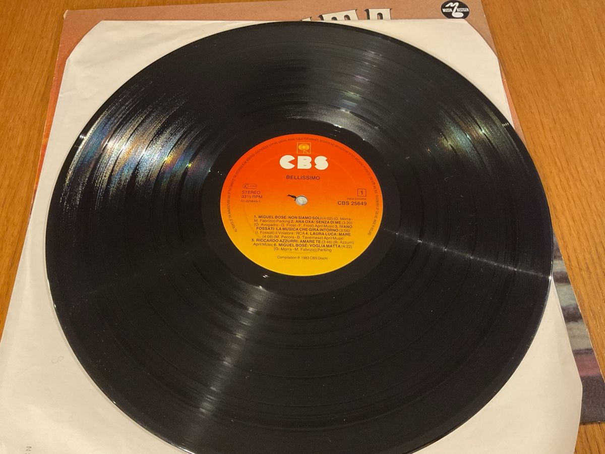 Dischi in vinile: Bellissimo - Italian Summer Chart Hits - Schallplatte! – Usato da Steinach venduto da Quarkie 2