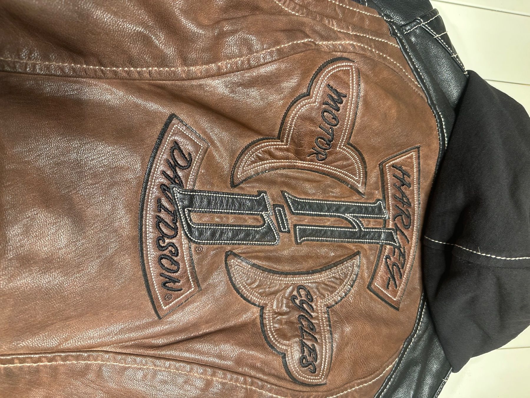 Harley-Davidson Giacche: Harley Davidson Veste en cuir marron – Nuovo e nell'imballaggio originale da Onex venduto da eri_jx6q 3