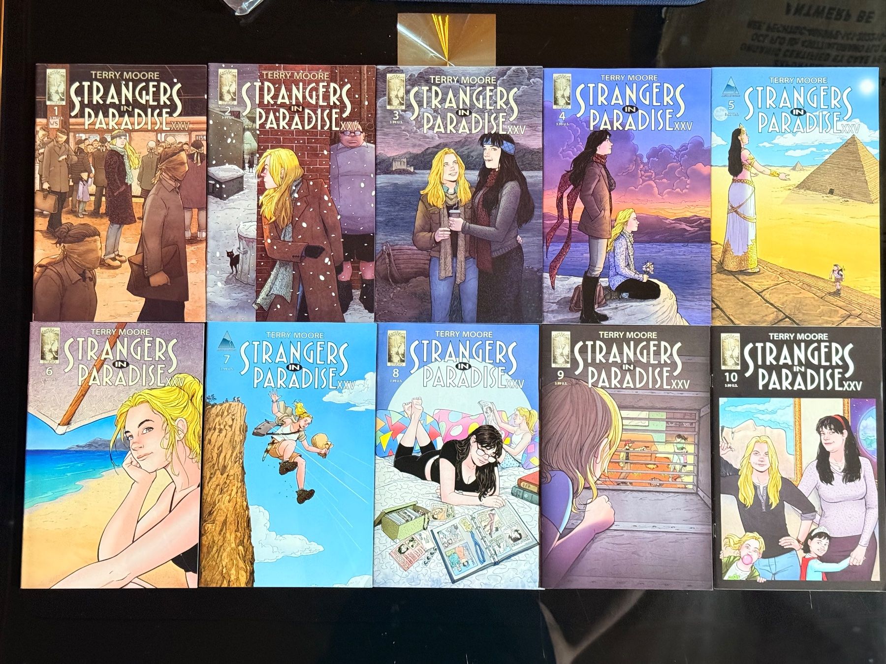 Fumetti: Strangers in Paradise 1-10 Complete! Terry Moore comic – Nuovo (secondo la descrizione) da Zuerich venduto da SonderArt-Wertgut 1