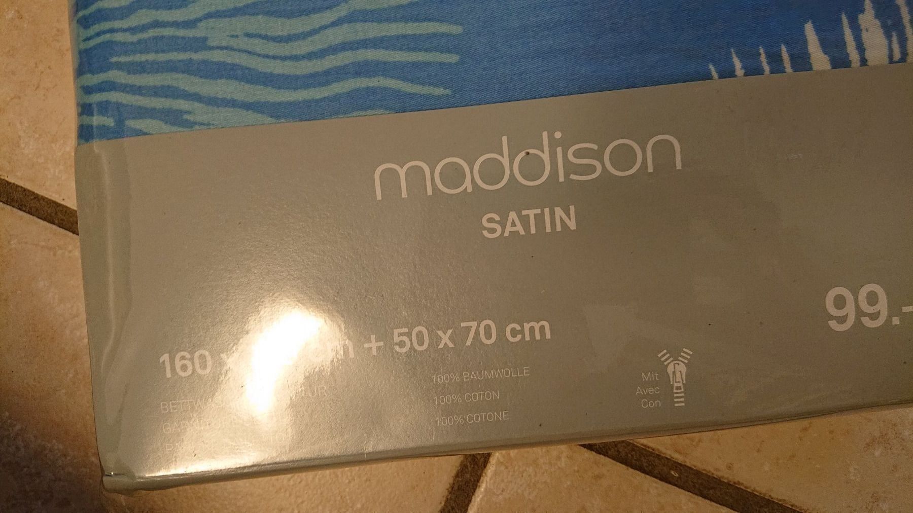 Biancheria da letto: Bettwäsche-Garnitur Maddison Satin – Nuovo e nell'imballaggio originale da Bottmingen venduto da Pidi0 3
