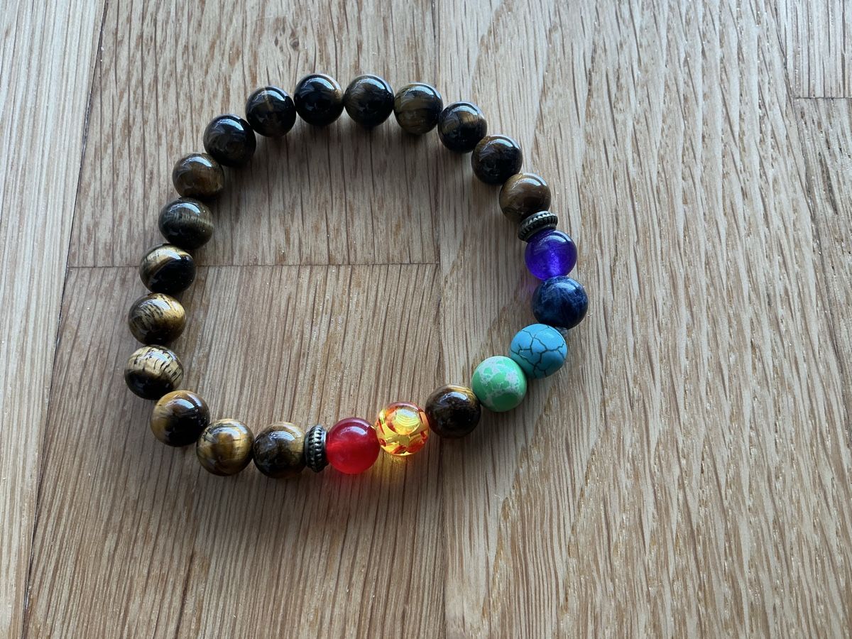Bracciali & Braccialetti: Chakra Gemstone Bracelet - Healing Crystals – Nuovo (secondo la descrizione) da St-Prex venduto da Columbiajim 1