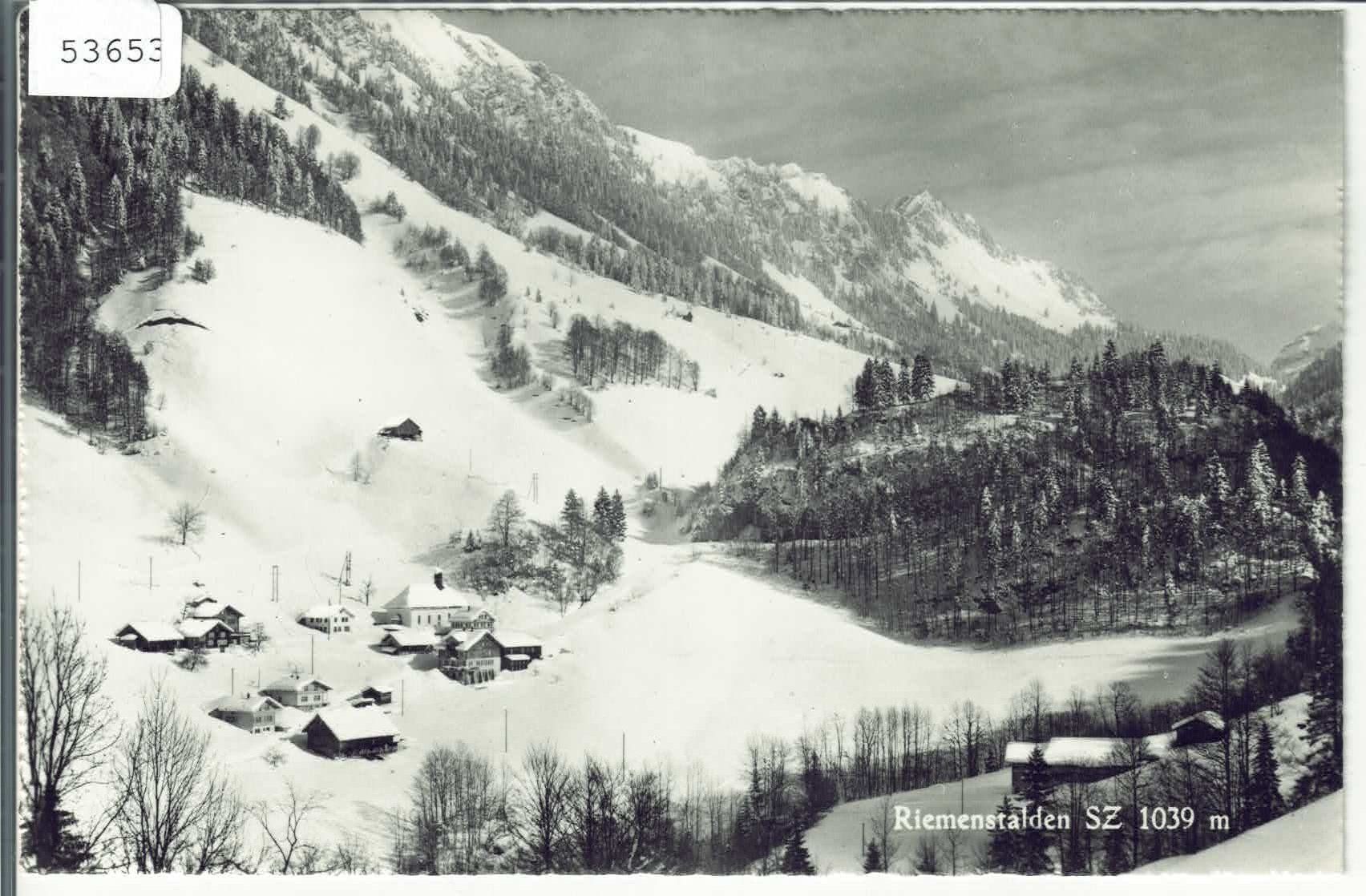 Cartoline postali: Riemenstalden im Winter – Usato da Ettingen venduto da Kartenplanet