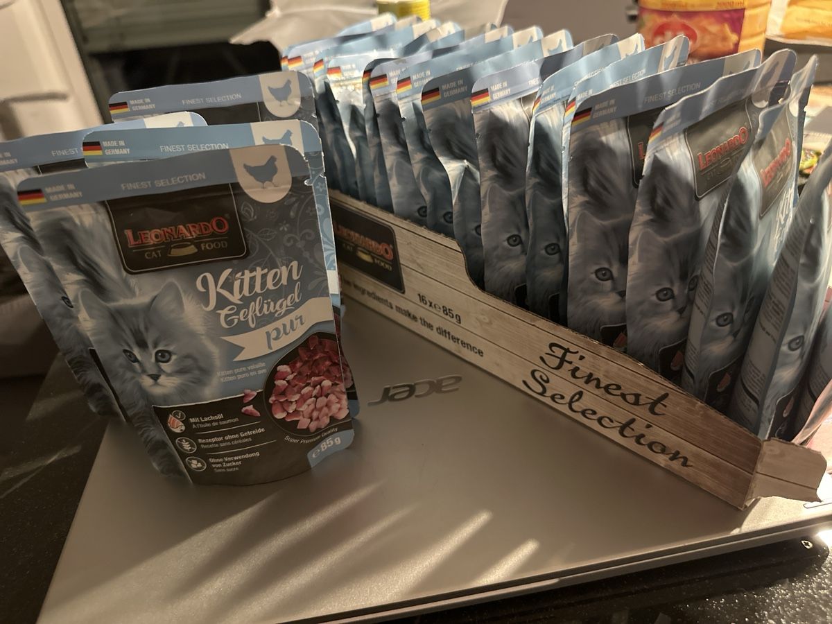 Mangimi: Leonardo Katzenfutter Kitten Geflügel  – Nuovo e nell'imballaggio originale da Wynau venduto da xRahelx