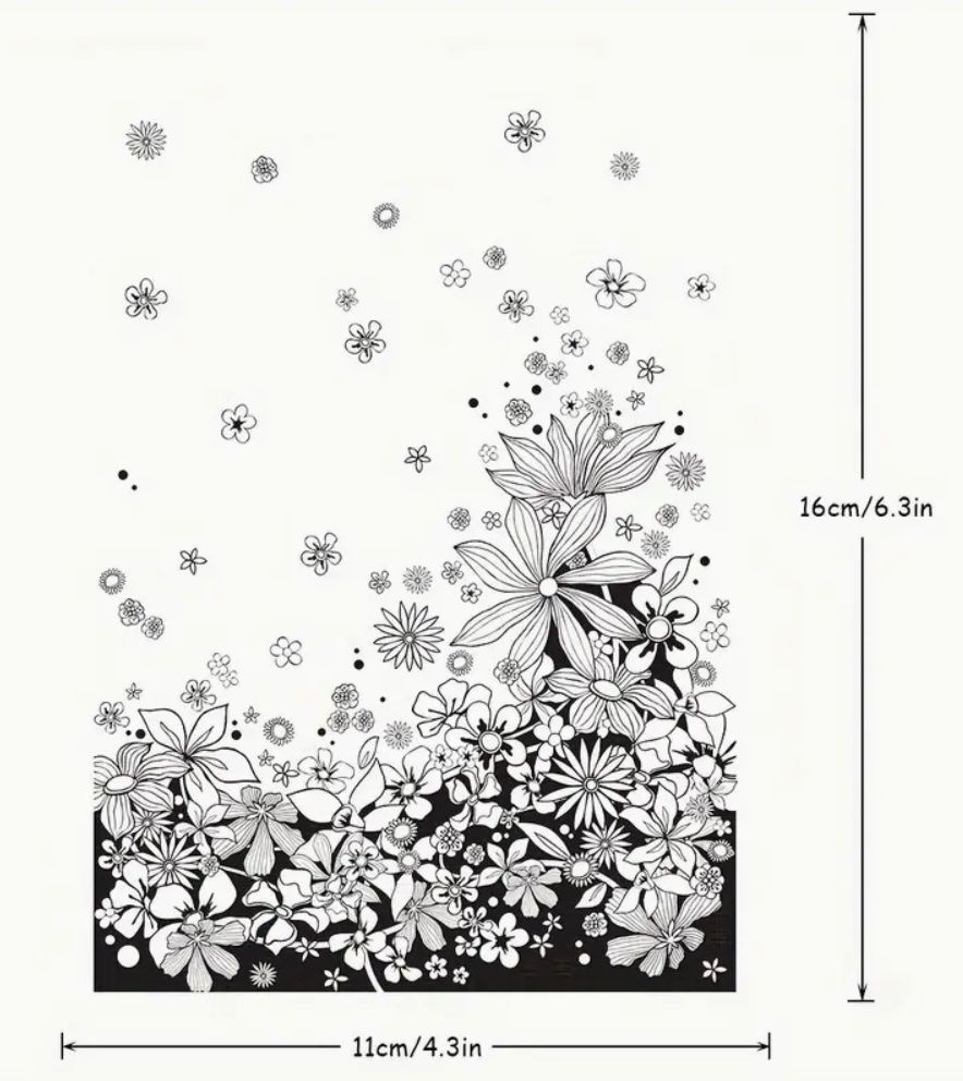 Timbri: Blumen -  11x16cm Silikonstempel – Nuovo e nell'imballaggio originale da Frenkendorf venduto da jazzplatten 1