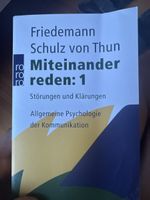Friedemann Schulz von Thun Miteinander reden 1