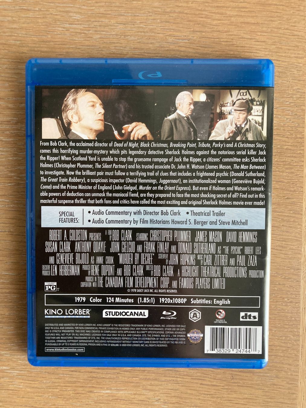 Tous les DVDs: MURDER BY DECREE BLU RAY ZONE A – D'occasion à Geneve par tigre69 1