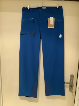Mammut Skihose Stoney HS blau Grösse 52 neu mit Etikett