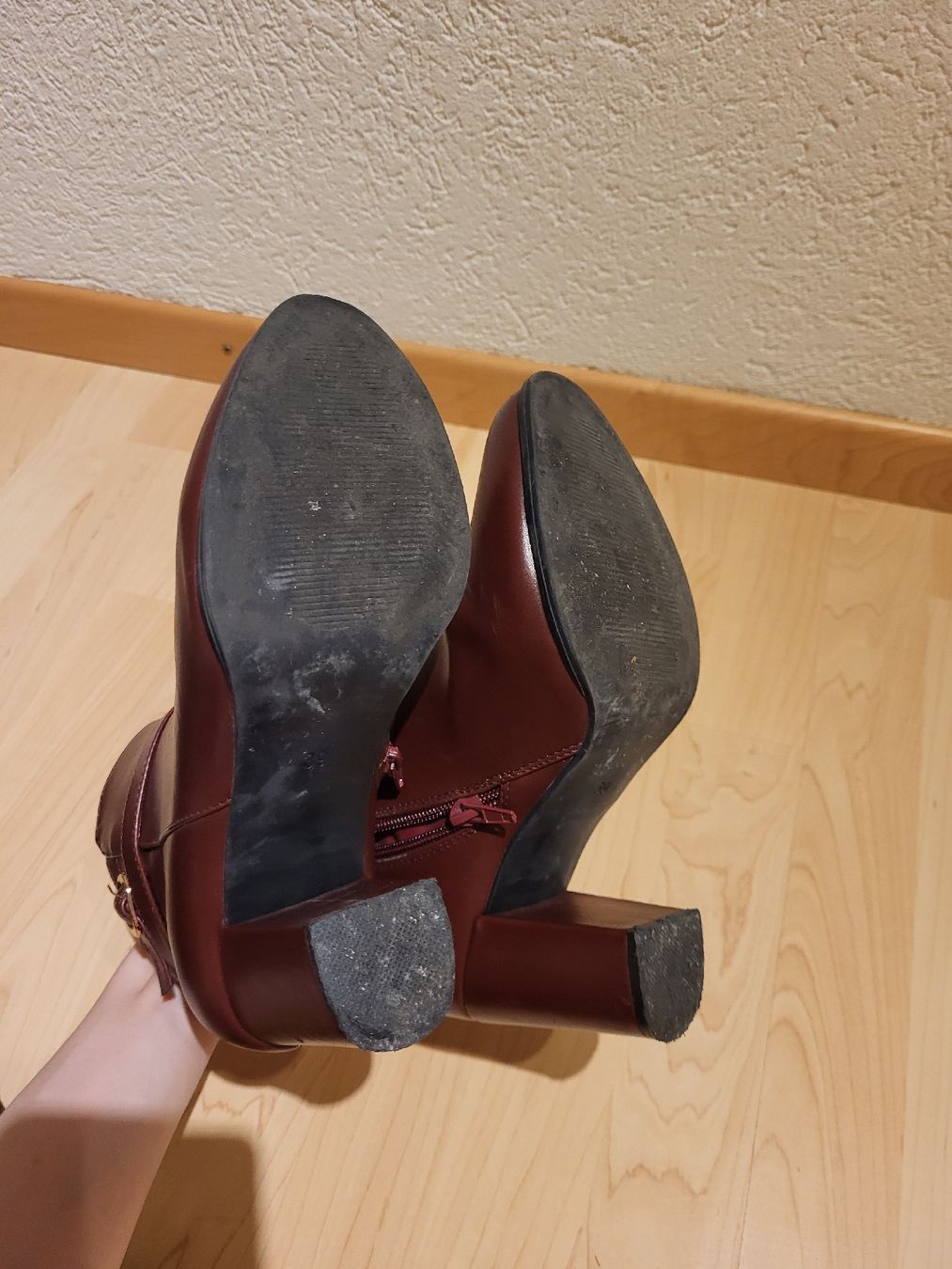 Damenschuhe: Absatzstiefeletten Gr. 39 braunrot – Gebraucht aus Steffisburg von esneusdaheime 5