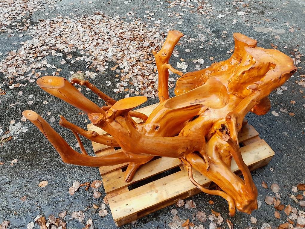 Tavoli: Table basse en sapin artisanale – Usato da Val d'Illiez venduto da jbe_2gnx