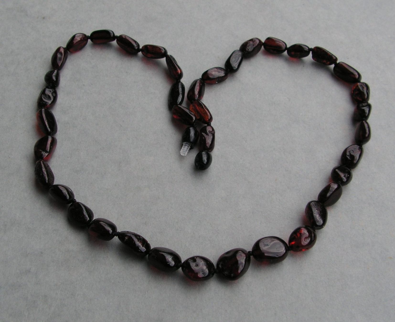 Catenine: ♥ ELEGANT / KETTE / Baltischer Bernstein / OLIVEN / KIRSCHE – Nuovo (secondo la descrizione) da Derendingen venduto da Editka 3