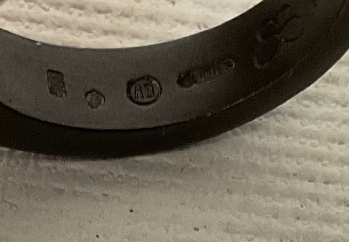 Bottega Veneta Anelli: Bottega Veneta Fingerring, Nagel, Silber – Usato da Zürich venduto da -Panoptikum- 3