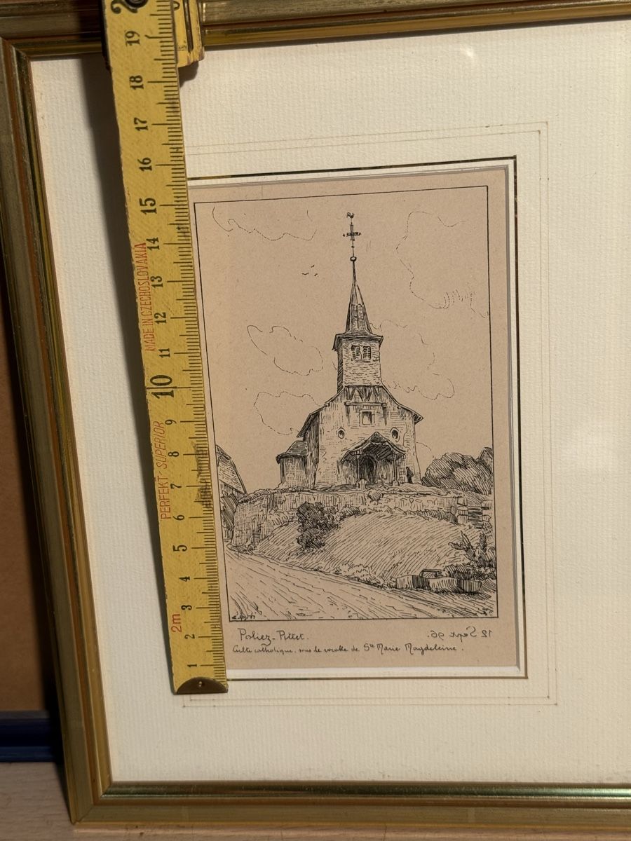 Incisioni: Gravure de TURRIAN  Emile David 1896 – Usato da Lausanne venduto da artnouveau04 5