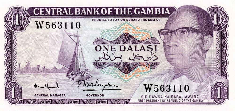 Banknote Gambia 1 Dalasi Unz | Kaufen Auf Ricardo