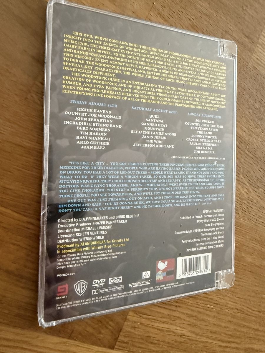 Tutti i DVDs: Woodstock Diary 1969 DVD - Video – Nuovo (secondo la descrizione) da Goldach venduto da Messerguru 1