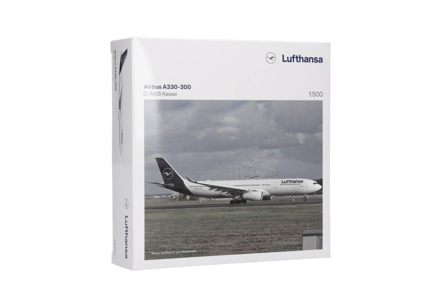Herpa Kit di modellismo & Modellini statici: Lufthansa A330-300 D-AIKS "Kassel", 1/500 – Nuovo e nell'imballaggio originale da Basel venduto da Dogana 1