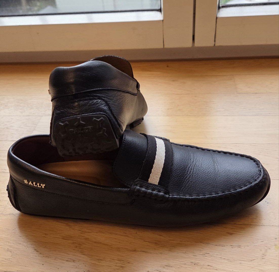 Bally Scarpe da uomo: Bally Loafer blau mit Dekor – Usato da Risch venduto da wys_2tkx 1