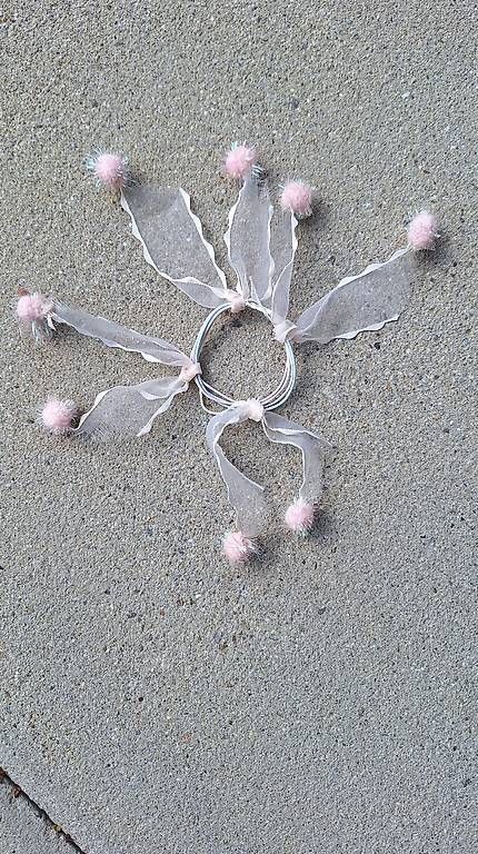 Accessori per capelli: rosa Haargummi mit glitzer Pom Pons – Nuovo (secondo la descrizione) da Urdorf venduto da Jeani_ 1