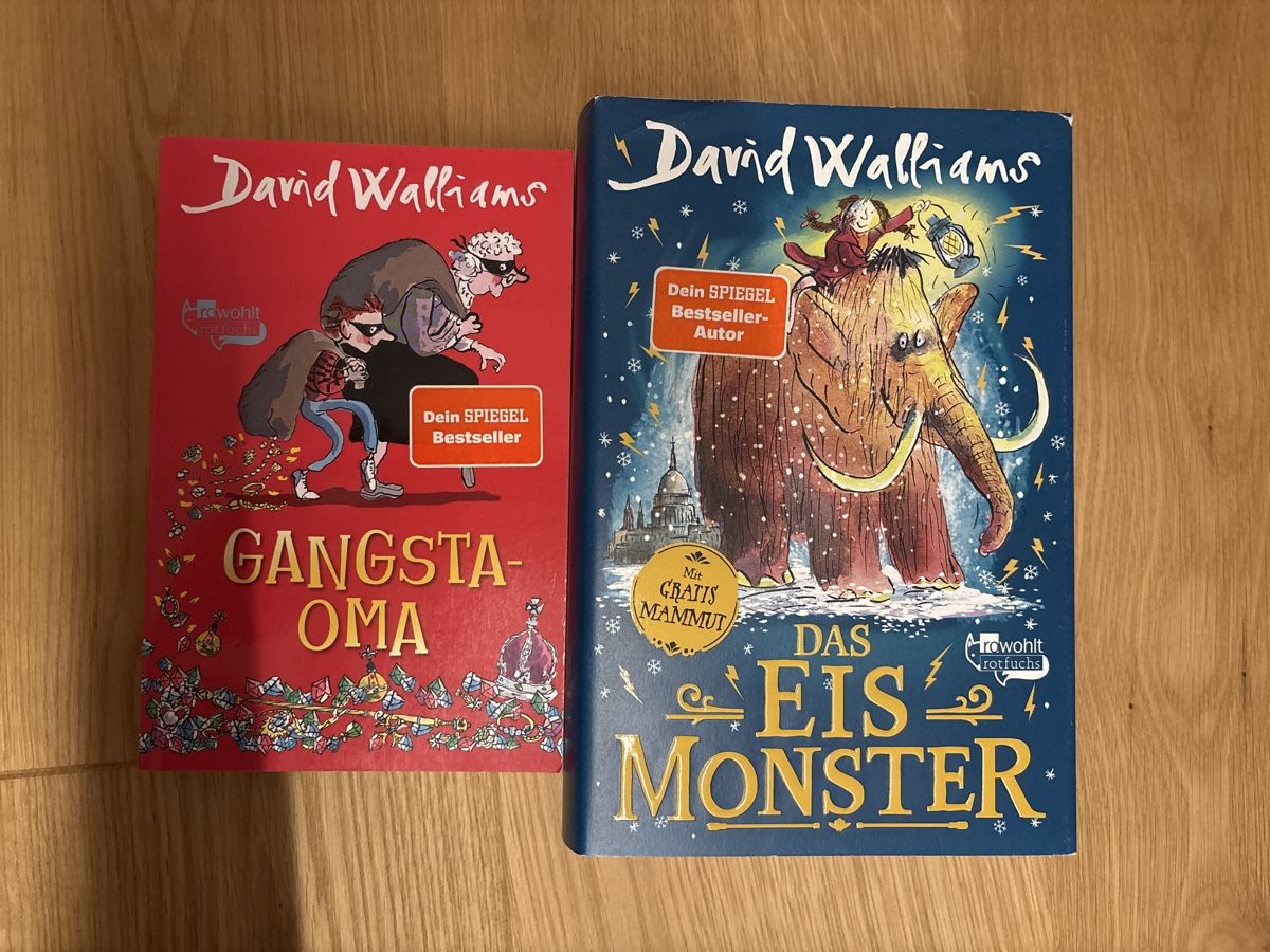 Libri: Zwei witzige Bücher von David Walliams – Usato da Wimmis venduto da lemoon