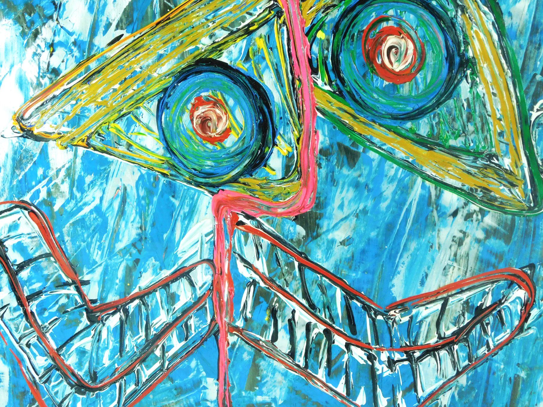 Gemälde: Moderne Kunstmalerei Akryl 2003er – Gebraucht aus Emmenbrücke von Ulisse-22 2