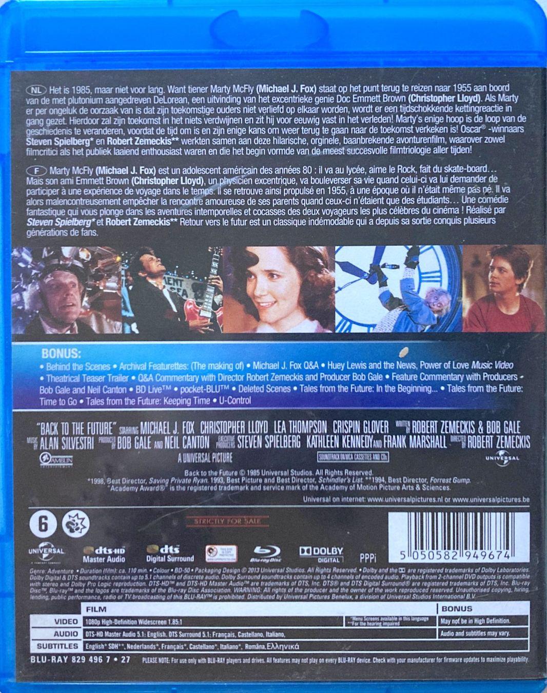 Tutti i DVDs: RETOUR VERS LE FUTURE (1 BLU-RAY) – Usato da Bottens venduto da hotter-than-hell 1