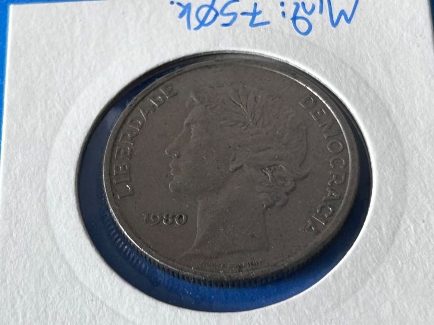 Tutti le monete: Portugal -  25 Escudos 1980 – Usato da Corcelles NE venduto da AJKader 1